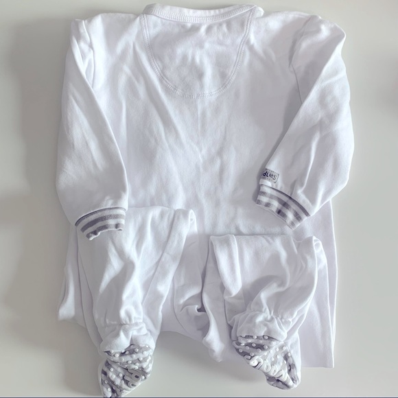 🌸2 for $25🌸 Juddlies Cotton Sleeper in white - Picture 3 of 8